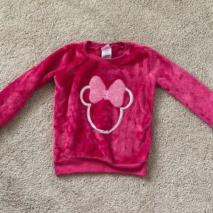 Disney Pink Minnie Mouse Fleece Sweatshirt